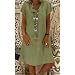 riou Vestidos Verano Mujer Casual Cuello en V Retro Estampado Flores Vintage...
