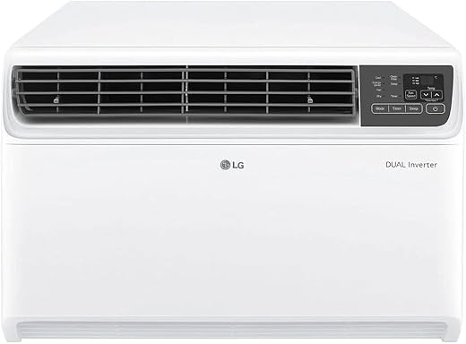 LG 1.5 Ton 3 Star DUAL Inverter Window AC (Copper, Convertible 4-in-1 cooling, HD Filter, 2022 Model, PW-Q18WUXA, White)