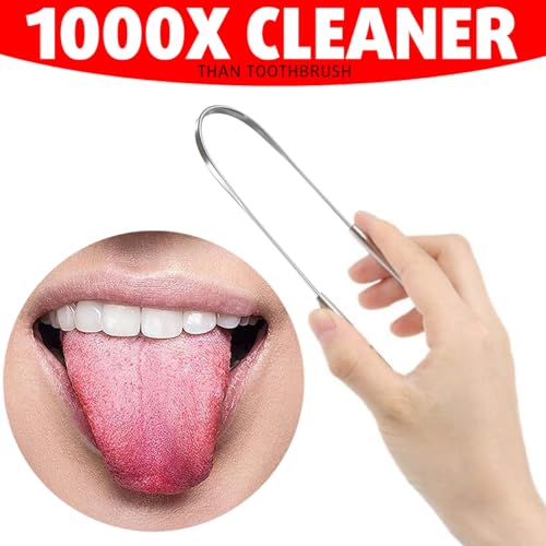 Cbiumpro Tongue Scraper for Adults, 2 Pack Flexible Metal Tongue Scraper for Kids, 100% Stainless Steel Tongue Cleaners, Tongue Scraper with Travel Case for Fresh Breath - Upgraded Version - Thumbnail 3