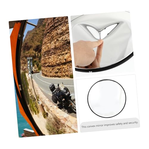 Miroir de circulation 30 cm convexe pour angle mort de parking - 6