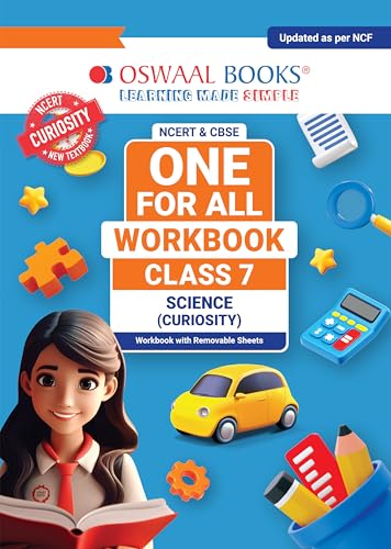 Image of Oswaal NCERT & CBSE ONE FOR ALL WORKBOOK Science (Curiosity) Class 7 For 2026-27