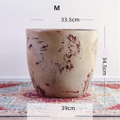 Grand pot de fleurs rétro européen de balcon en taille moyenne - 3