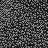 Toho Round Seed Beads 11/0 #611 'Matte Opaque Gray' 8g