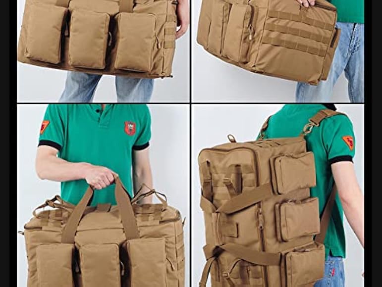 [SDF] 大容量 ミリタリーバッグ 3WAY ボストン リュック ショルダー 防水生地 90L  アウトドアリュック/ダブルショルダーバッグ/大容量旅行戦術多機能バッグミリタリー バックパック 米軍 リュックサック 大容量 防水 アウトドア  サバイバル キャンプ