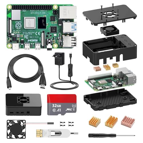Stuuc Raspberry Pi 4 Model B 8gb Ram 32gb Raspberry Pi 4b Kit Con Quad-Core A72,Soporta Pantalla Dual 4k Wifi 2.4g 5g, Lan 1000mbps Bt 5.0 Usb3.0 Stuuc Raspberry Pi 4 Model B 8gb Ram 32gb Raspberry Pi 4b Kit Con Quad-Core A72,Soporta Pantalla Dual 4k Wifi 2.4g 5g, Lan 1000mbps Bt 5.0 Usb3.0