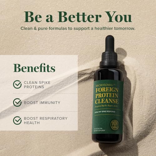 Global Healing Center - Foreign Protein Cleanse (Spike Protein Detox) - Support Formula with Wormwood - Helps Detox for Immune Support - 2 Fl Oz - Image 5