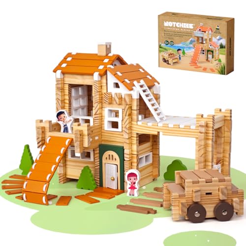 Jovi-mindly&Notchies New 206 PCS Wooden Blocks Wooden Toys with House and Car, Preschool Learning Toys Wood Blocks Building for Kids Ages 4-8 Creative Construction Game,Easter Toys Gifts Jovi-mindly&Notchies New 206 PCS Wooden Blocks Wooden Toys with House and Car, Preschool Learning Toys Wood Blocks Building for Kids Ages 4-8 Creative Construction Game,Easter Toys Gifts