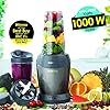 Salter EK2002V4SILVER NutriPro 1000 Blender – Transportable Smoothie Maker, Wholesome Juicer, Nutrient Extractor, 2 Shuttle Mixing Cups (800ml/1L), Perfect for Soups/Child Meals, Stainless Metal Blade, 1000W - Image 4