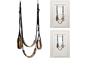 BDSM Leopard Print Over-The-Door Sex Swing