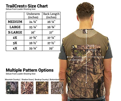 Mossy Oak Hunting Utility Cargo Travel Vest With Pockets Engineers Photographers Journalist, 2X, Breakup Country #TOP3