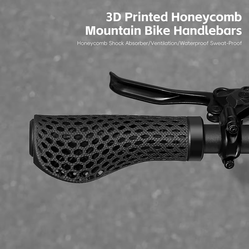 1 Paar Fahrradgriffe für Mountainbike E-Bike für Cube Reaction Hybrid Reaction TM Stereo Stereo 120, Lenkergriffe Ergonomische Griffe Stoßdämpfend rutschfest Wabenstruktur Lock-On