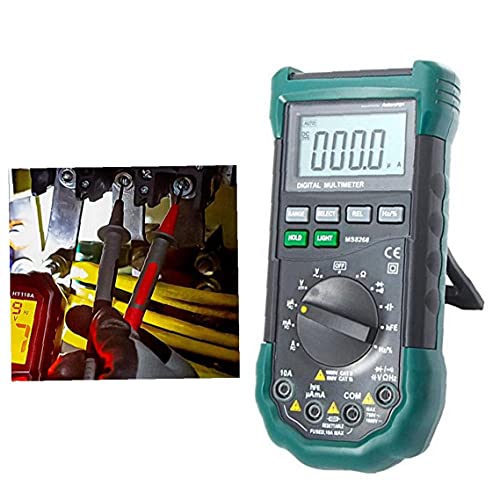 Digitale multimeter MS8268 Autoselecterende digitale multimeter Handheld Multi Tester Green, spanning en stroom… - Image 3