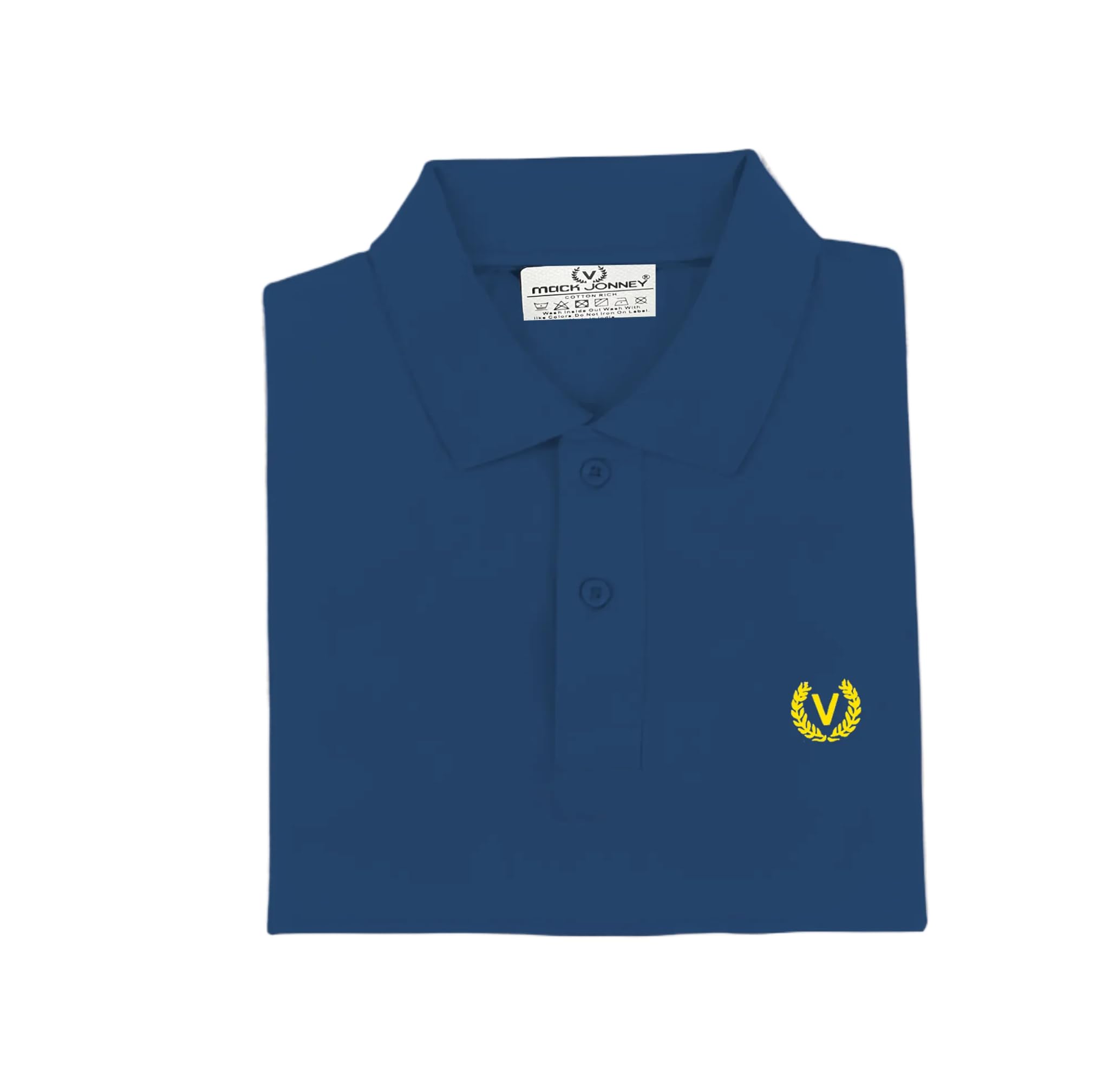 mack jonney Men’s Solid Premium Pique Cotton Polo T Shirt | Polo Tshirts | Half Sleeves | Solid|Regular Fit-M301-picture-27