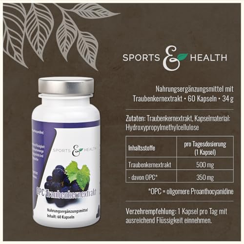 Cdf Sports & Health Solutions OPC 60 Kapseln Hochdosiert