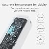 SwitchBot IP65 Indoor Outdoor Hygrometer Thermometer Wireless, 394ft Bluetooth Range, Refrigerator Thermometer, Dewpoint/VPD/Absolute Humidity Sensor, Free Data Storage Export, 2 Years Battery Life