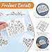 26 Piece Stick and Stitch Embroidery Paper Water Soluble Embroidery Patterns Sewing Stabilizers Adhesive Embroidery Transfer Paper for Embroidery Hand Sewing Beginners