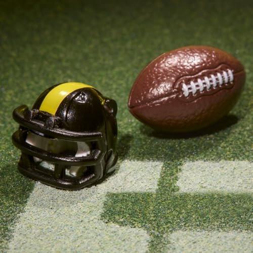 Image of Transformers NFL Pittsburgh Steelers Steelsmash 5.5-Inch Action Figure Changes from Robot to Helmet, Football Toys for Ages 8+