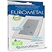 Eurometal (cm 12 x 7) Medicazione Adesiva Sterile con Compressa Centrale in Alluminio indicata per una Cicatrizzazione più Rapida, Confezione 6 Pezzi