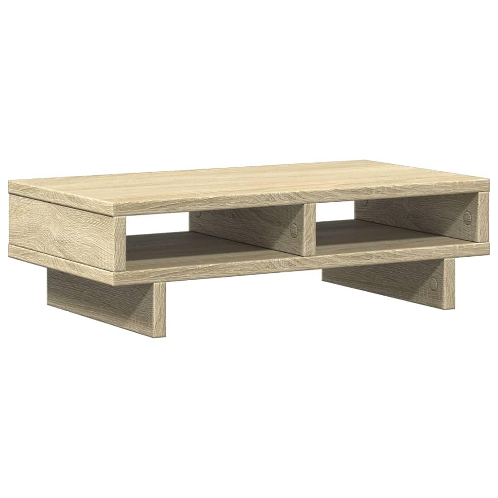 vidaXL Podstawka pod monitor, dąb sonoma, 50x27x15 cm, podstawka do monitora, podstawki pod monitory, stojak na monitor, podstawka pod monitory