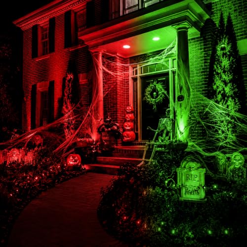 Image of L LOHAS LED Red Green Christmas Flood Light Bulbs, PAR30 LED Flood Light