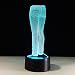 Produktbild DFDLNL 3D Hosen led nachtlicht blau Jeans Form Illusion Schlafzimmer tischlampe 7 Farben ändern bekleidungsgeschäft dekor licht Party Geschenk