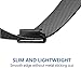 KOREDA Compatible with Samsung Galaxy Watch 46mm(2019)/Galaxy Watch 3 45mm/Gear S3 Frontier/Classic Band, 22mm Stainless Steel Mesh Loop Bracelet Strap Replacement for Ticwatch Pro/Galaxy Watch 46mm