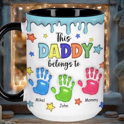Taza personalizada para papá primer Día del Padre miniatura 5