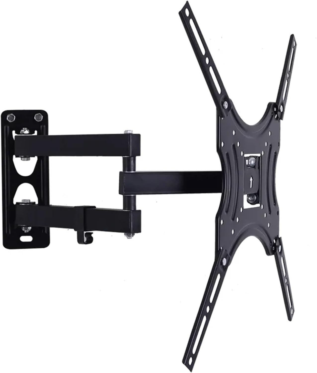 TV Mount Stand Universal Wall Mount TV Stand Adjustable Telescopic Bracket Multifunctional Hanger Swing for 15kg or More TV Monitor Stand for Plasma/Curved TV