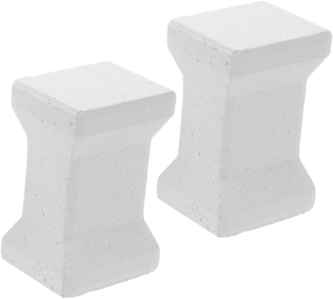 Hohopeti 2pcs Kiln Column Horse Feet Pottery Accessories Firing Support Bracket Ceramic Firing Rod Kiln Posts for Shed Pottery Supplies