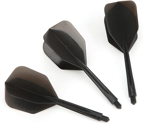 Miniatura 1 de 3 ejes de dardos de 2 BA, 3.150in, para un vuelo perfecto en un ángulo de 90 , eje de dardos transparente integrado y vuelos de forma estándar anti