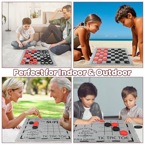 Giant 4 in 1 Chess Set miniatura 6