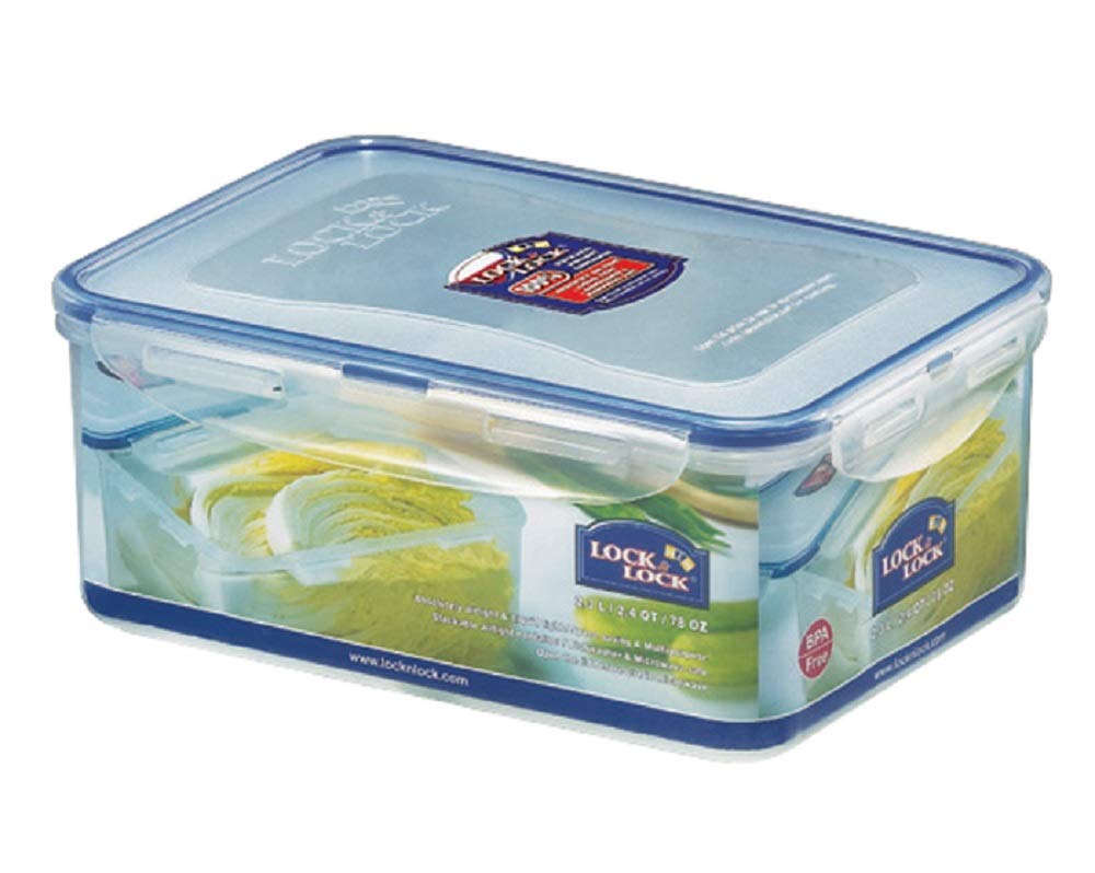 Pojemniki na żywność | pojemniki na zapasy | pojemniki do zamrażania | 2,3 l | nadają się do mycia w zmywarce | Lock&Lock HPL825-6-częściowy zestaw