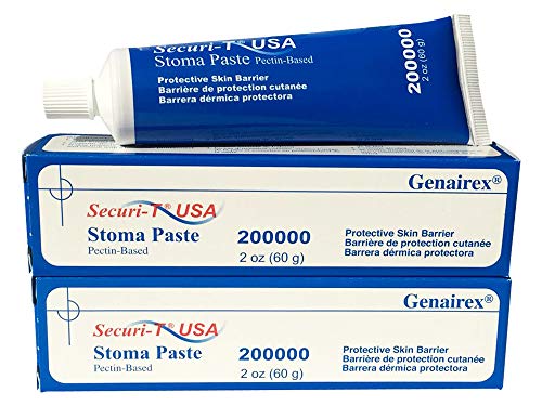 Genairex Securi-T Ostomy Stoma Barrier Paste 2 oz Tube (Pack of 2)
