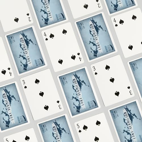 Baraja de naipes Poker Lake Vermilion 52 cartas miniatura 4