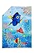 Disney Finding Dory 4 Piece Toddler Bedding Set, Blue/Orange/Yellow