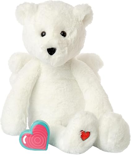 Animales de peluche grabables My Baby Heartbeat Bear con grabadora de sonido de corazón de 20 segundos para ecografías y reproducción de mensajes