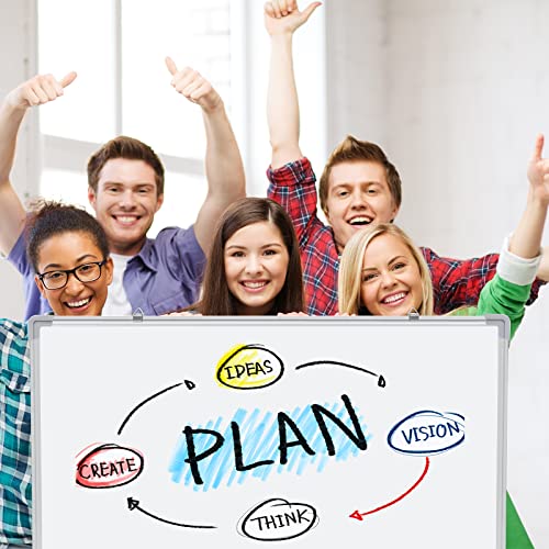 3 Pack Dry Erase Boards, Magnetic Dry Erase White Board Sliver Aluminum Framed Whiteboard Message Presentation Board White Board Bulk Wall Mounted Board For School Office And Home (36 X 24 Inch) #TOP5