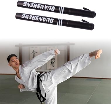 2pcs Boxing Training Stick Taekwondo Leather Kicking Practice Sticks Boxing Target Sticks Kickboxing Training Equipment