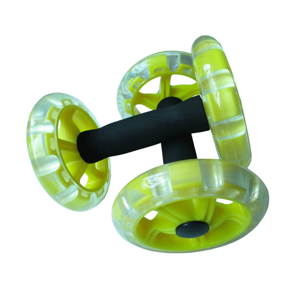 HANABASS Rueda Abdominal de Doble Rueda Agarres Antideslizantes Diseño Ligero para Entrenar en Casa