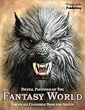 fantasy digital opiniones carrefour  Digital Paintings of the Fantasy World: An Adult Greyscale Colouring Book with Monsters, Robots, and Captivating Scenes