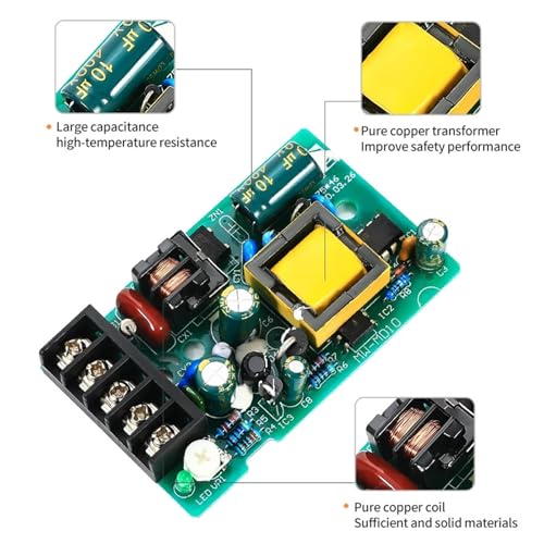 SMPS 12V 35W à découpage thermique optimisé pour driver LED durable