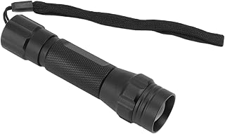Green Light Flashlight, Zoomable High Light Transmittance Aluminum Alloy Portable Single Mode Green Hunting Light Flashlight for Astronomy for Camping