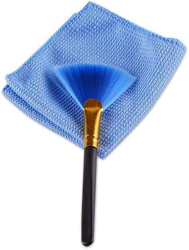 تايمي مجموعة تنظيف الشاشة - منظف شاشة LCD وLED مع محلول رذاذ، قطعة قماش من المايكروفايبر وفرشاة للابتوب والتلفزيون والهاتف الذكي والتابلت والكاميرا والشاشة