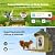 oddkont Smart Bird Feeder with Camera, Bird Feeder Camera 2K HD Record Video Live View with Solar Panel, AI Identify Species Auto Capture, Instant Arrival Alerts, Gift for Birds Lover