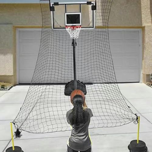 Entrenador de baloncesto con rebote grande para evitar perseguir balones en tiros libres