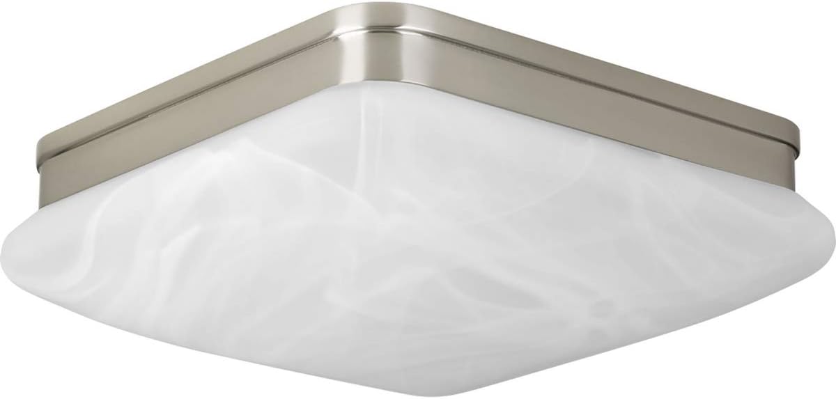 Flash Deals - 80% OFF Progress Lighting P3551-09 Transitional Two Light Flush Mount from Appeal Collection in Pwt, Nckl, B/S, Slvr. Finish, 11, Brushed Nickel