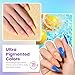 Beetles Spring Gel Nail Polish Set - Vibrarnt Holiday 55 Colors Gel Polish Kit with 5 Pcs Base Glossy Matte Top Coat UV LED Soak off Nail Polish Red Brown Pink Green Blue Summer Gifts for Women
