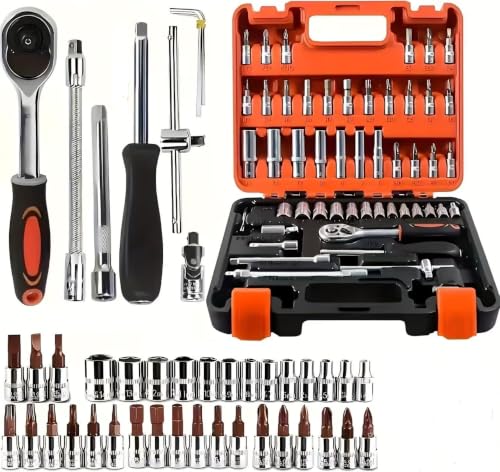 Image of Quincy 53 in 1 Tool Kit /Screwdriver /Multi-Purpose Combination Socket Set (53 in 1 impact socket set)