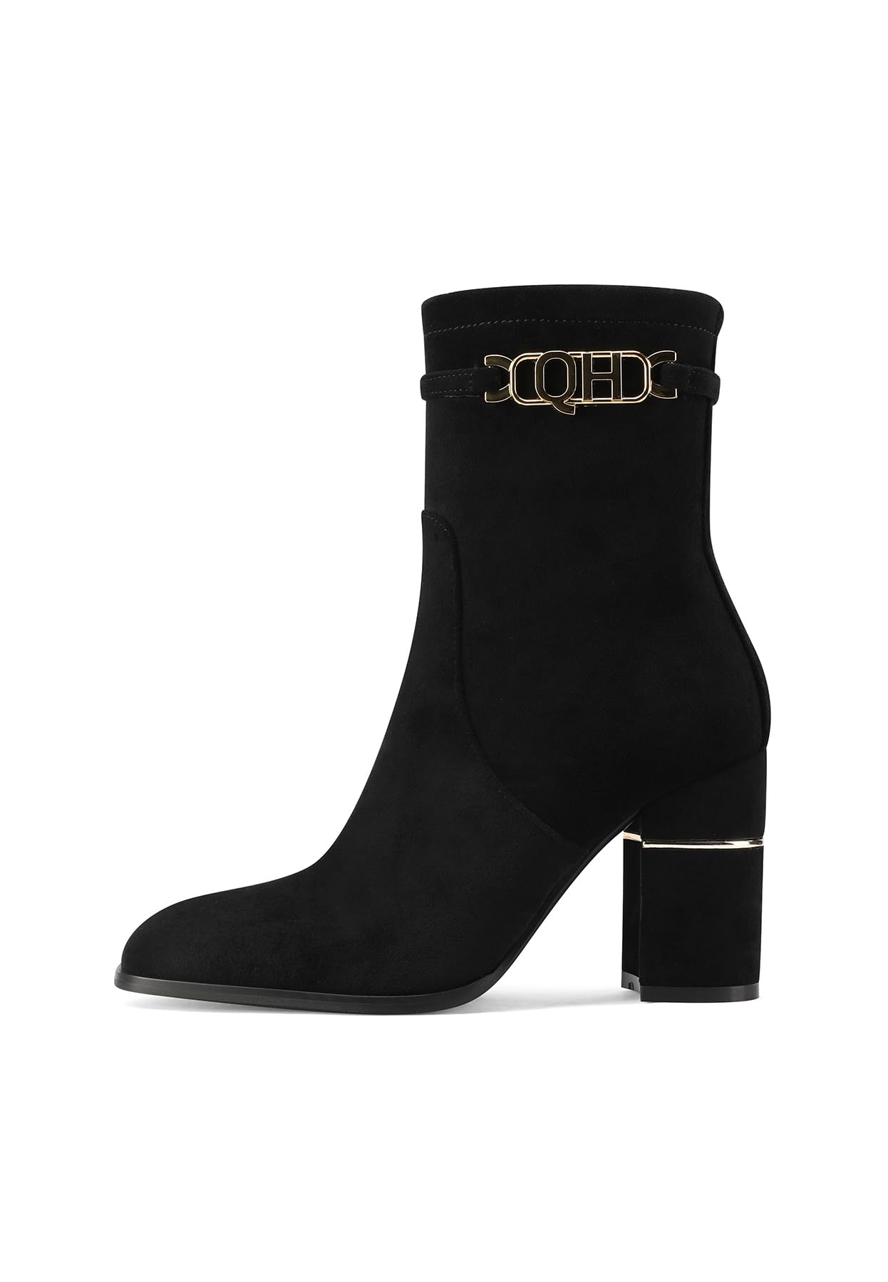 QUEEN HELENA Tronchetti Stivaletti con Tacco Largo Casual Donna K3482