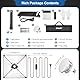 EMART Softbox Set Fotostudio, 40X40cm Softbox 85W LED Fotolicht mit 165cm Stativ, Professionelle Fotografie Beleuchtung Set für Studioleuchten, Portrait, Videoaufnahmen(1 Pack)